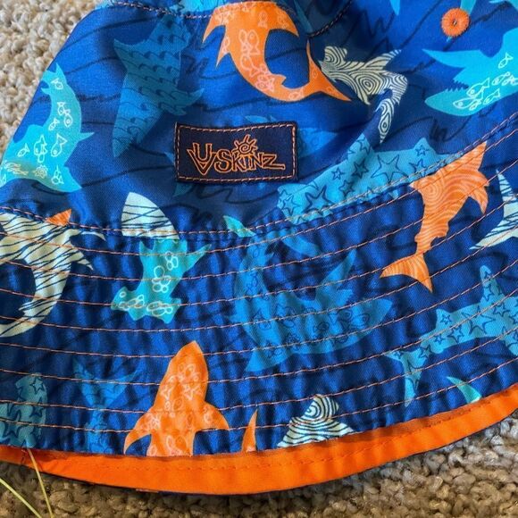 Toddler Boy Matching Swim Trunks and Hat - Picture 3 of 3